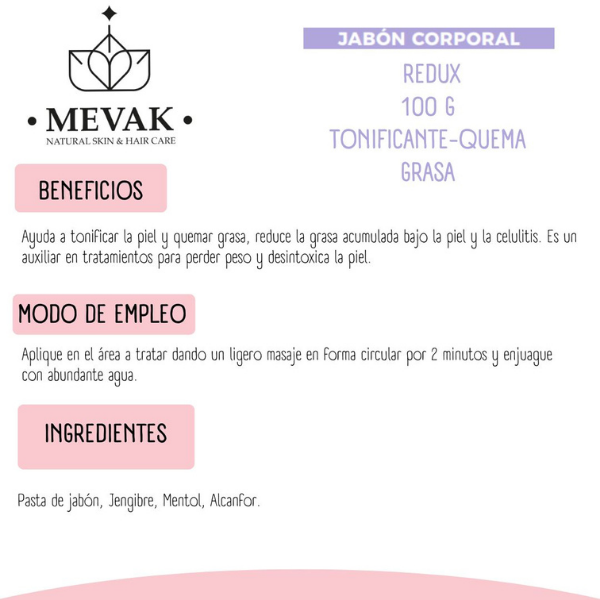 Jabón Corporal Redux 100 g