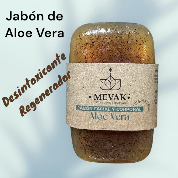 Jabón Facial y Corporal de Aloe Vera 100g