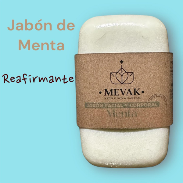 Jabón Facial y Corporal de Menta 100g