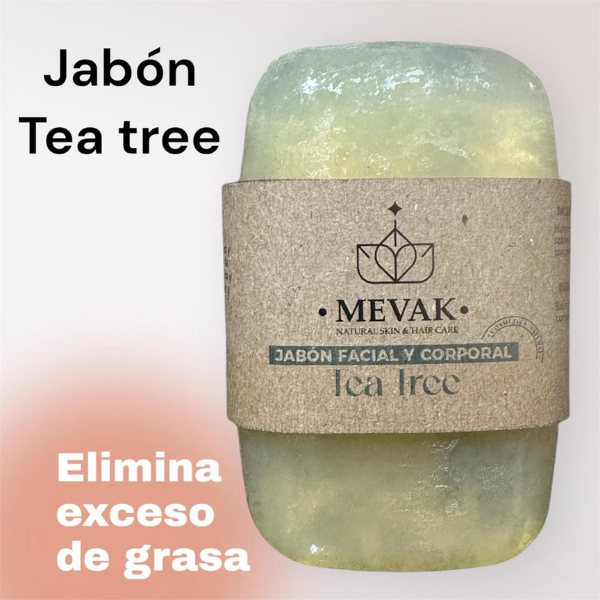 Jabón Facial y Corporal de Tea Tree 100g