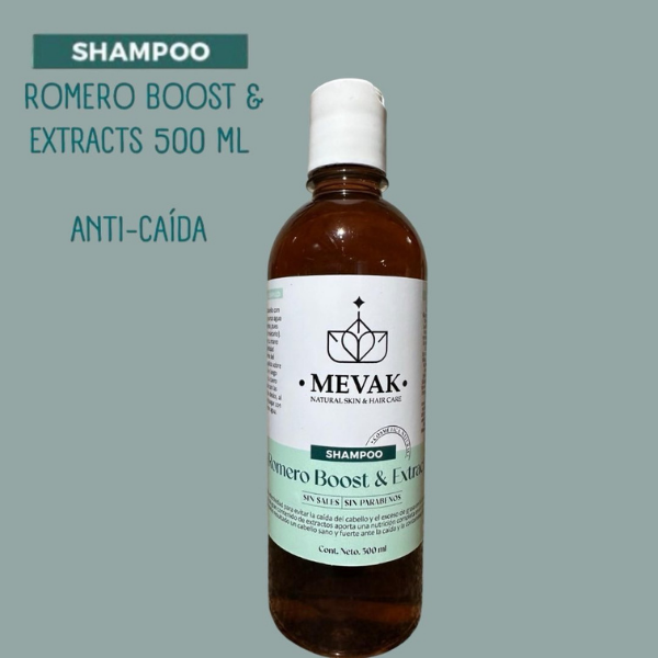 Shampoo Romero Boost & Extracts 500 ml