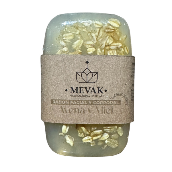 Jabón Facial y Corporal de Avena y Miel 100 g