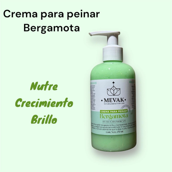 Crema para peinar de Bergamota 250 ml