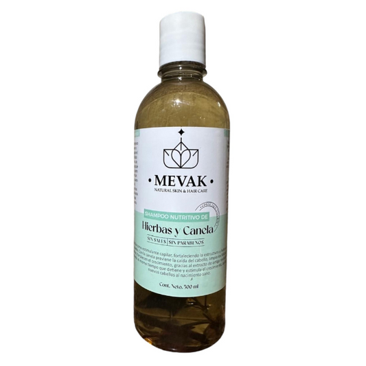 Shampoo Nutritivo de Hierbas y Canela 500 ml