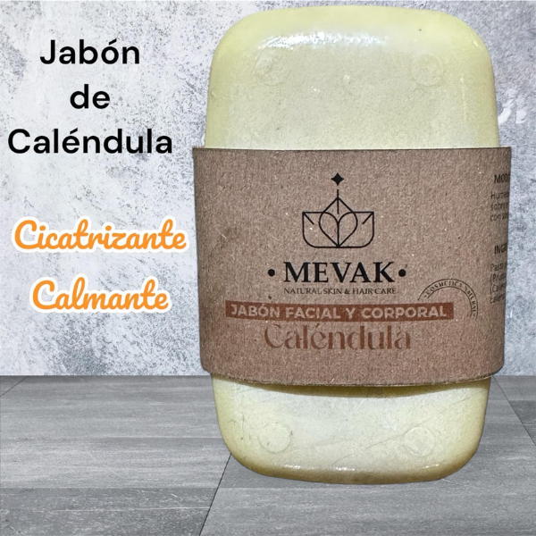 Jabón Facial y Corporal de Caléndula 100g