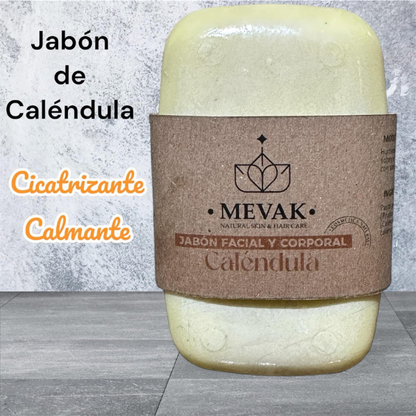 Jabón Facial y Corporal de Caléndula 100g