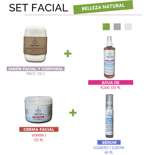 Set Facial Belleza Natural