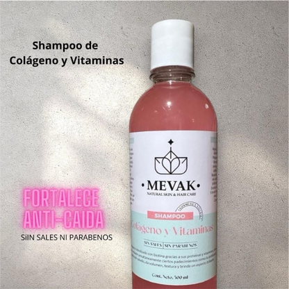 Shampoo Colágeno y Vitaminas 500 ml