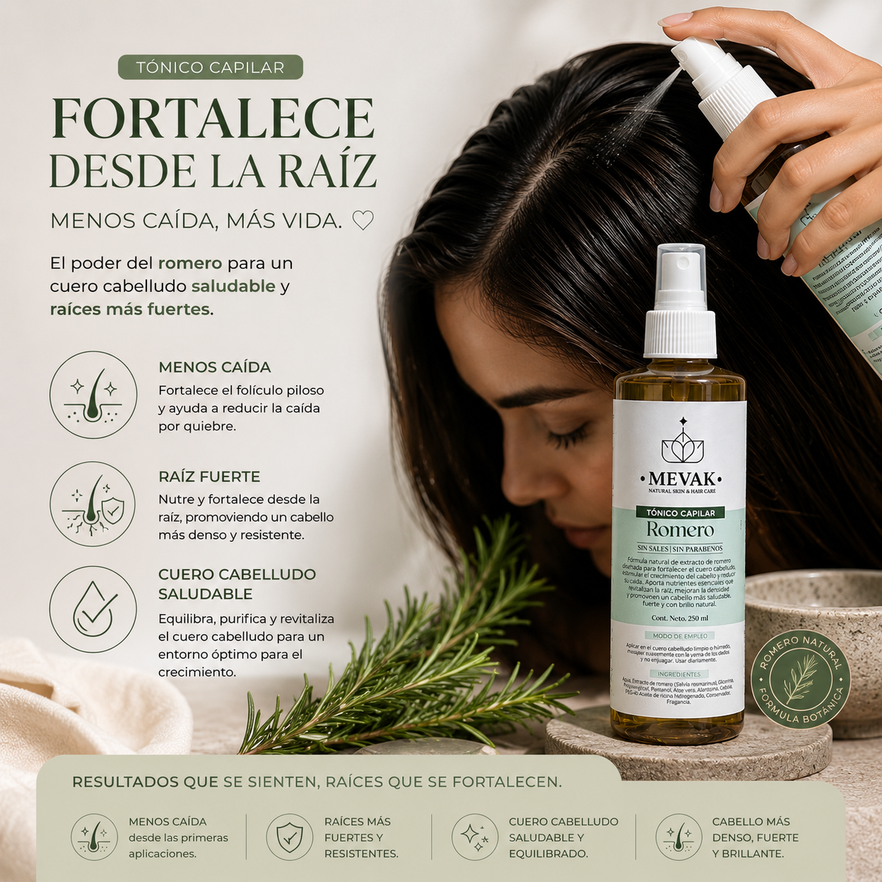 Tónico Capilar de Romero 250 ml