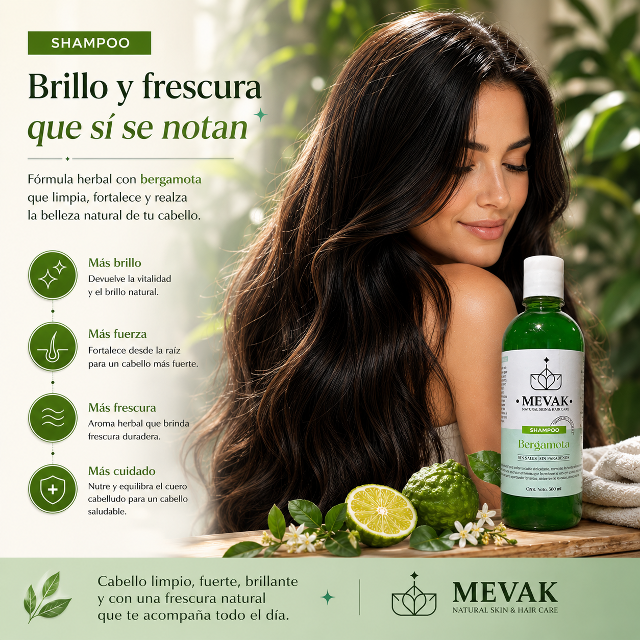 Shampoo Bergamota 500 ml