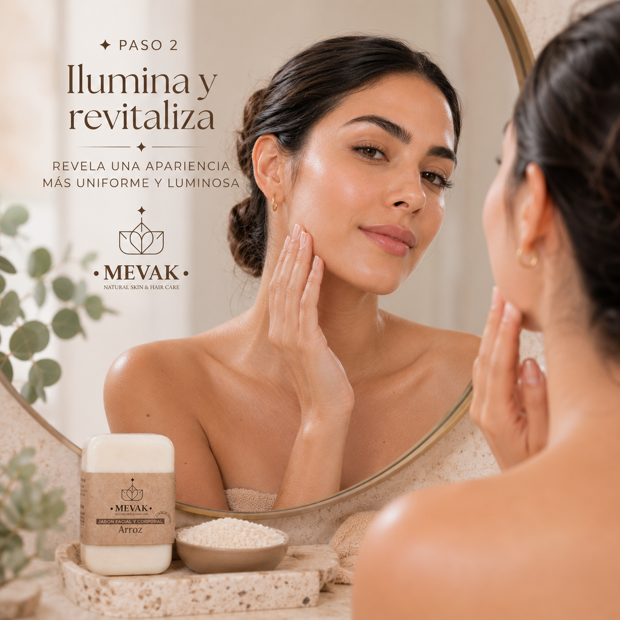 Jabón Facial y Corporal de Arroz 100 g