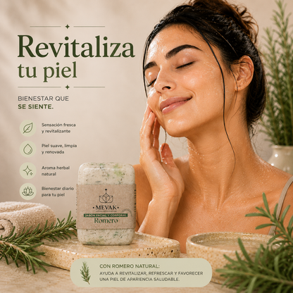 Jabón Facial y Corporal de Romero 100g