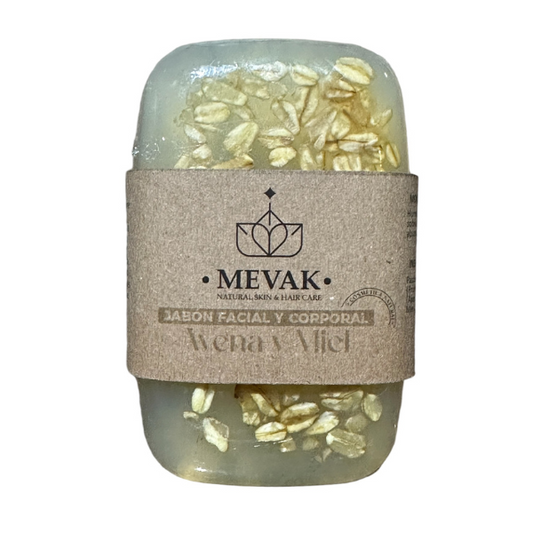 Jabón Facial y Corporal de Avena y Miel 100 g