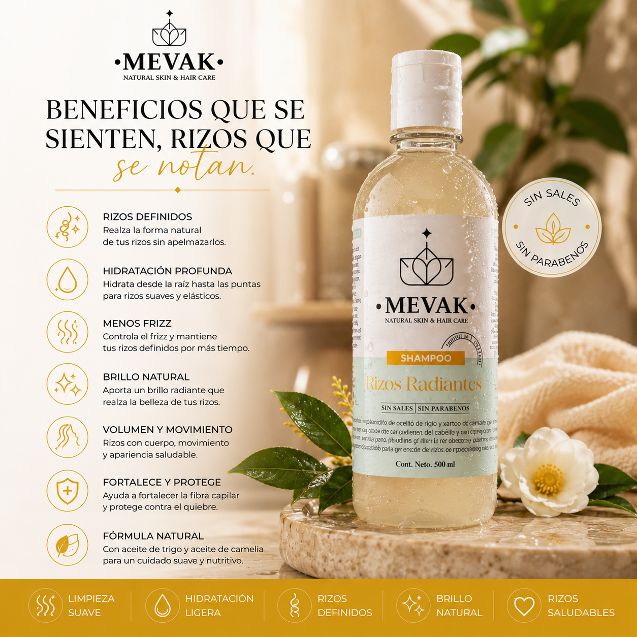 Shampoo Rizos Radiantes 500 ml