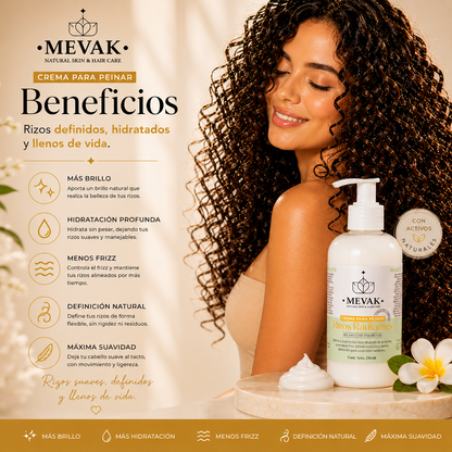 Crema para peinar Rizos Radiantes 250 ml