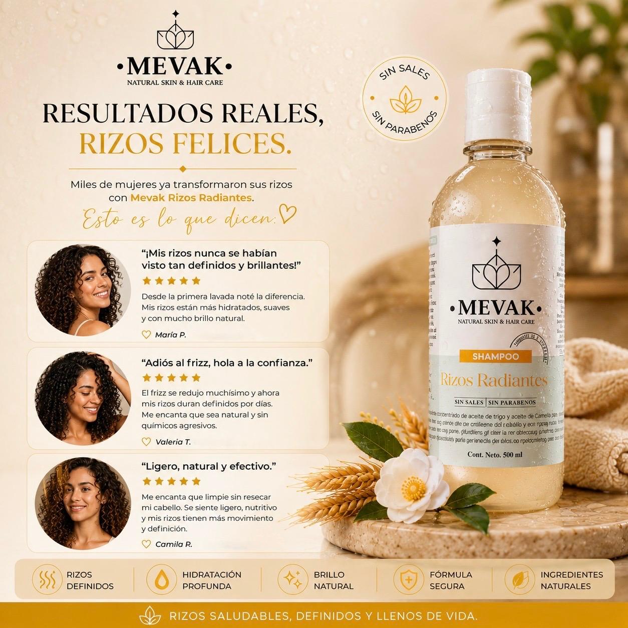 Shampoo Rizos Radiantes 500 ml