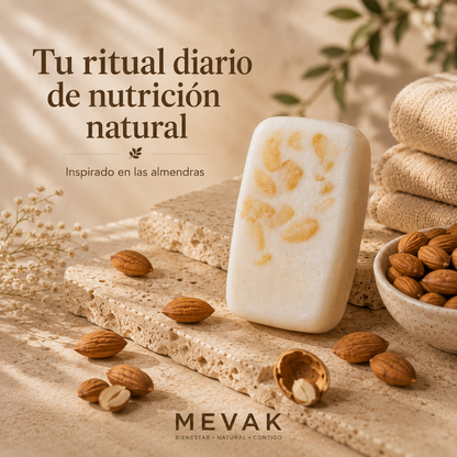 Jabón Facial y Corporal de Almendras 100g