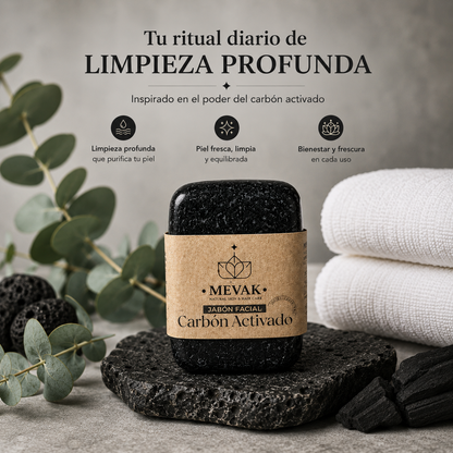 Jabón Facial de Carbón Activado 100 g