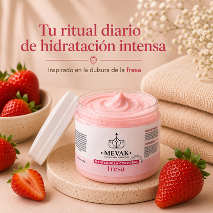 Mantequilla Corporal de Fresa 190 g