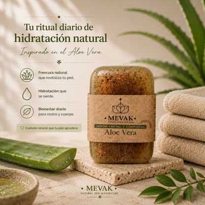 Jabón Facial y Corporal de Aloe Vera 100g