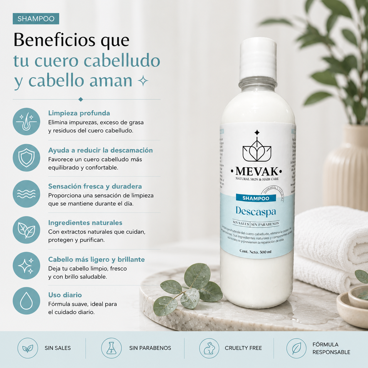 Shampoo Descaspa 500 ml