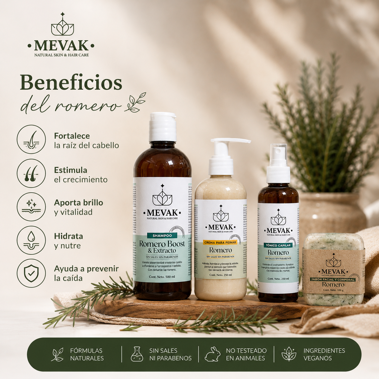 🌿 Ritual Capilar Romero MEVAK