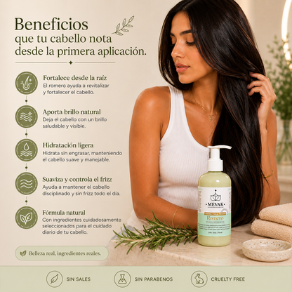 Crema para peinar de Romero 250 ml