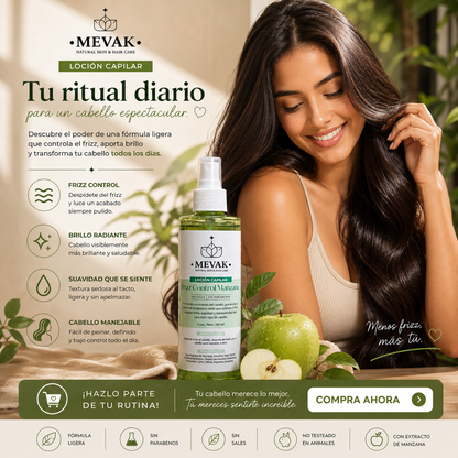 Loción capilar Frizz Control Manzana 250 ml