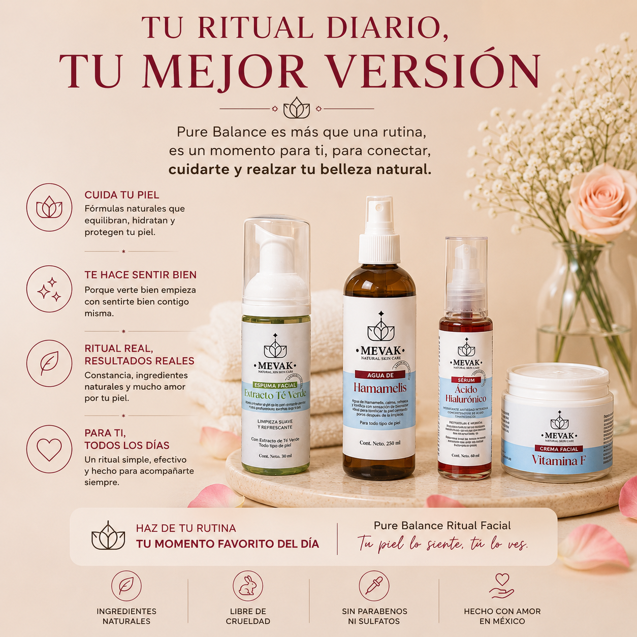 40%OFF✨ Ritual Facial Pure Balance MEVAK