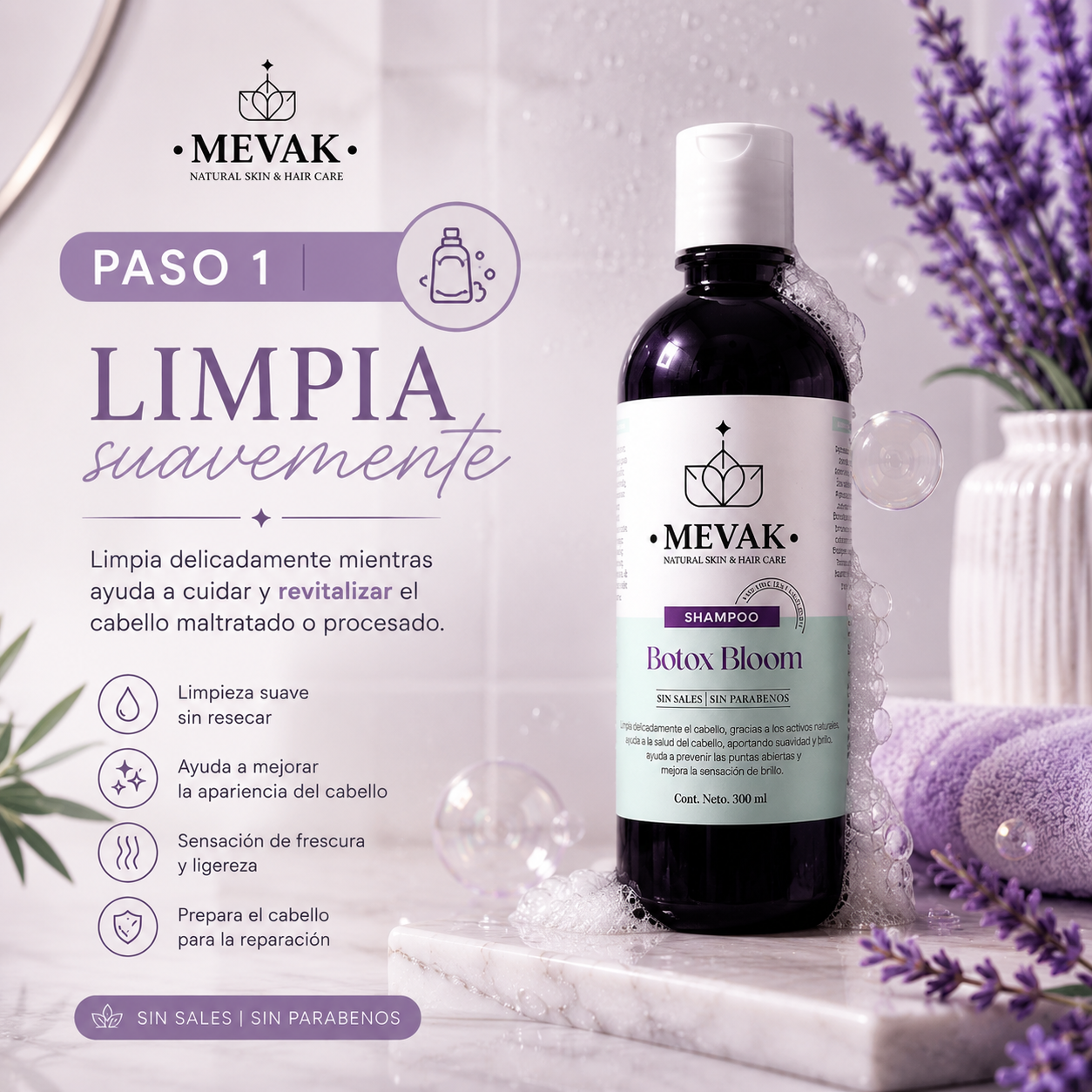 ✨ Ritual Capilar Botox Bloom MEVAK