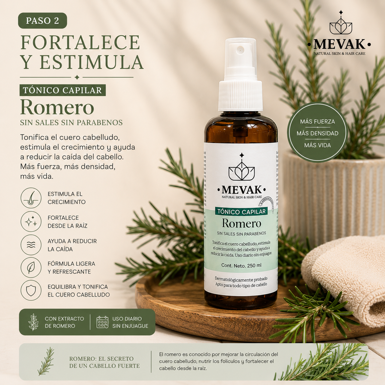 🌿 Ritual Capilar Romero MEVAK