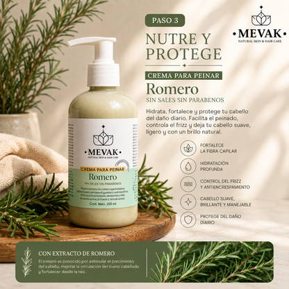 🌿 Ritual Capilar Romero MEVAK