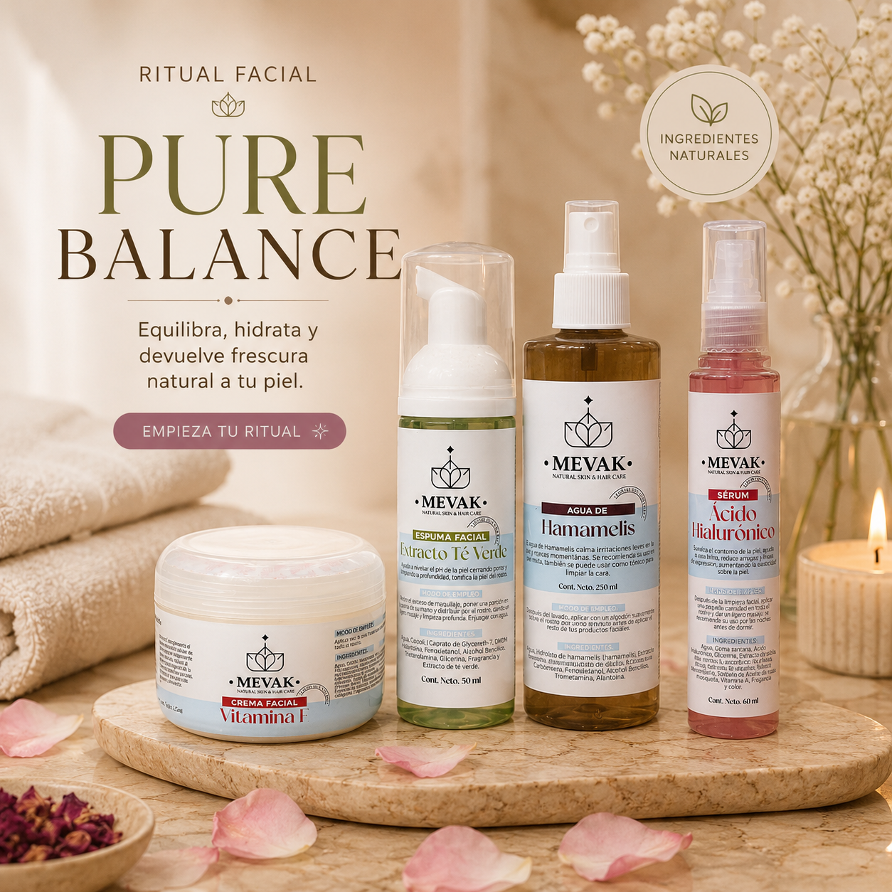 40%OFF✨ Ritual Facial Pure Balance MEVAK