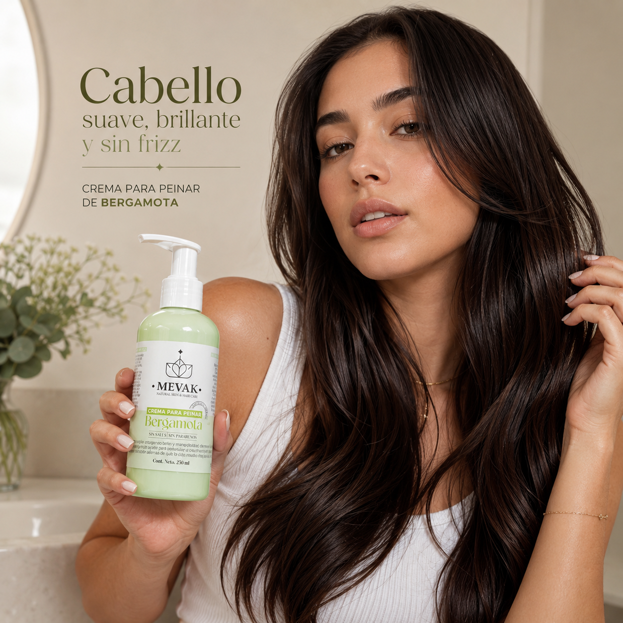 Crema para peinar de Bergamota 250 ml