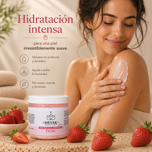 Mantequilla Corporal de Fresa 190 g