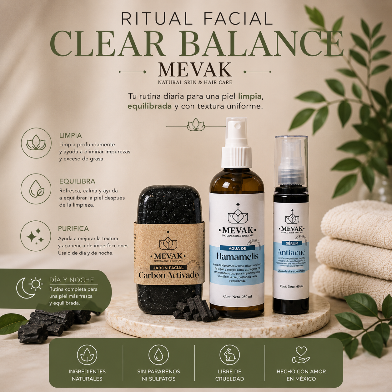 40%OFF✨ Ritual Facial Clear Balance MEVAK