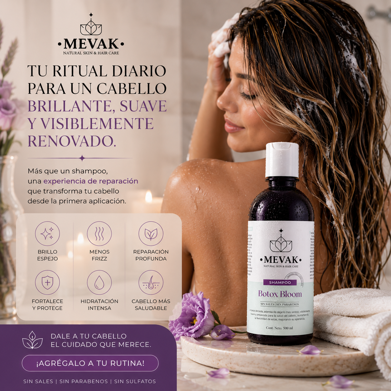 Shampoo Botox Bloom 500 ml